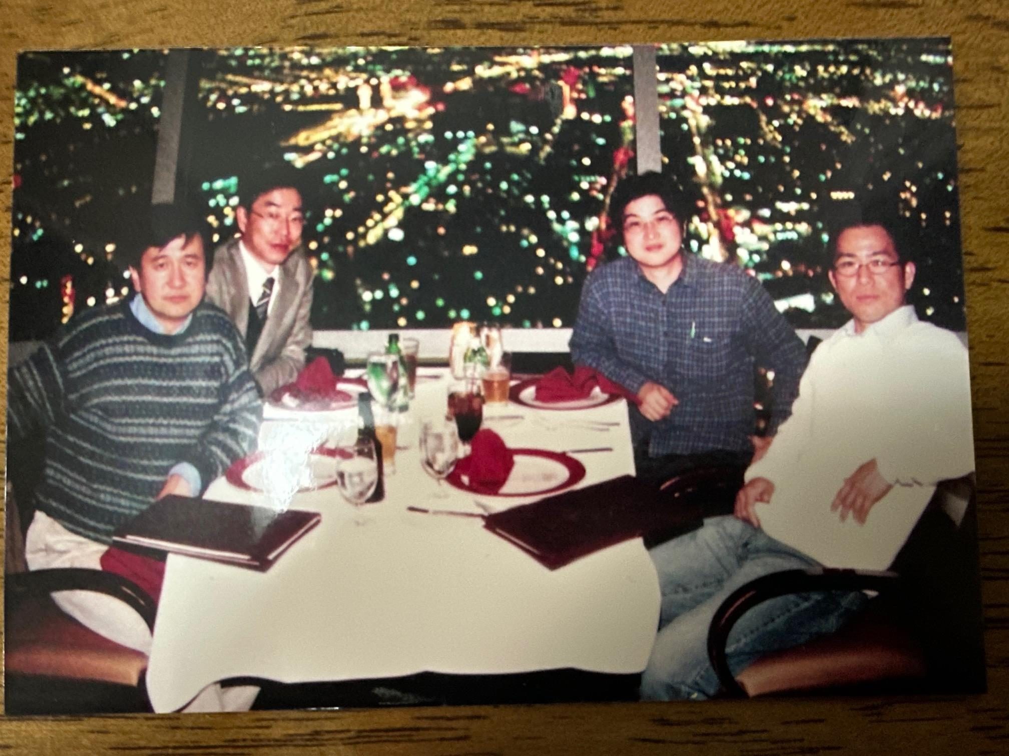 SONY時代のエンジニア仲間との会食。